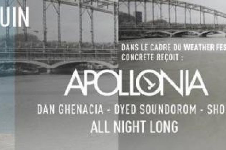 Weather Festival Off 2014 au Ponton : Concrete invite Apollonia