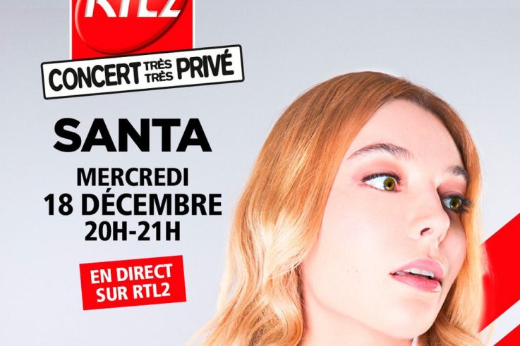 Santa en concert Très Très Privé RTL2 : une soirée pop-rock à ne pas manquer