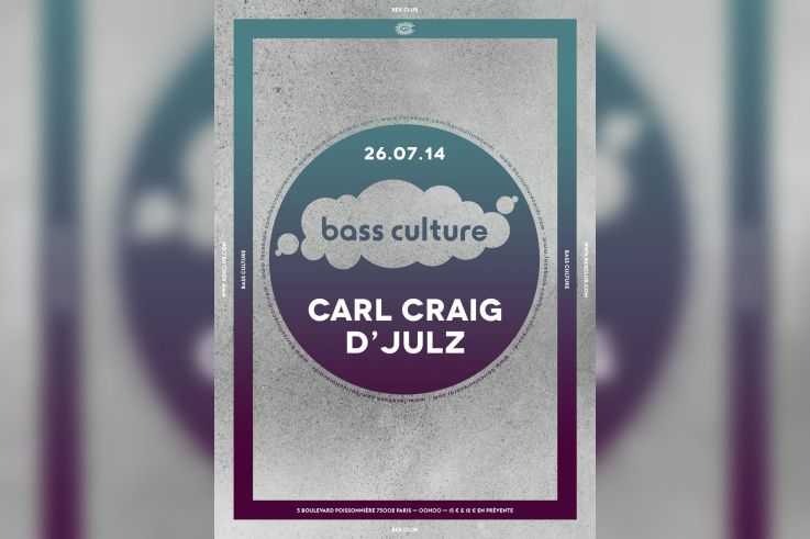 Bass Culture au Rex Club avec Carl Craig 