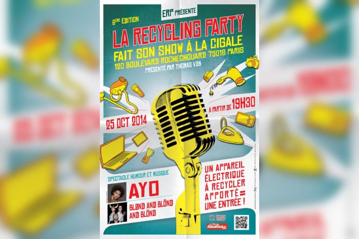 La Recycling Party 2014 fait son show à La Cigale avec Ayo