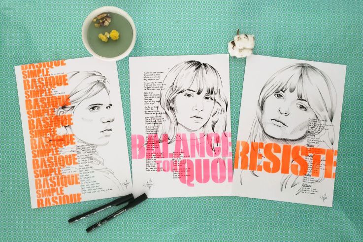 Insolite : une chasse aux "Fluo Songs" sur les traces des œuvres de la street artiste Maca à Paris