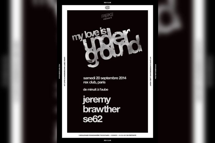 My Love is Undergournd Label Night au Rex Club