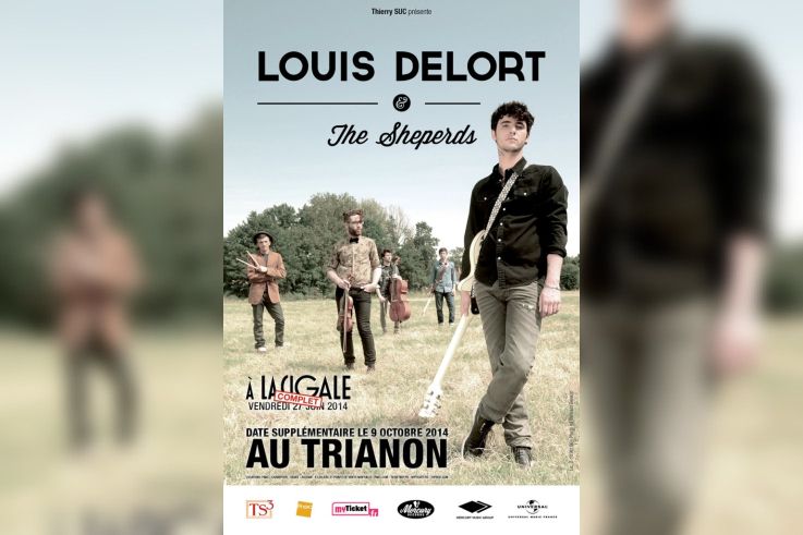 Louis Delort & The Sheperds au Trianon de Paris : gagnez vos places !