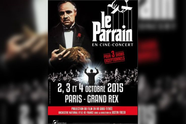 Le Parrain en ciné-concert au Grand Rex de Paris en octobre 2015 