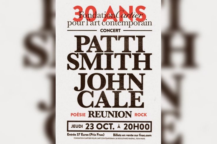 Report : Patti Smith et John Cale à la Fondation Cartier