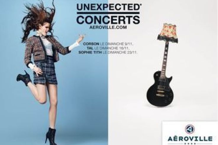 Concerts gratuits à Aéroville avec Tal, Corson et Sophie Tith