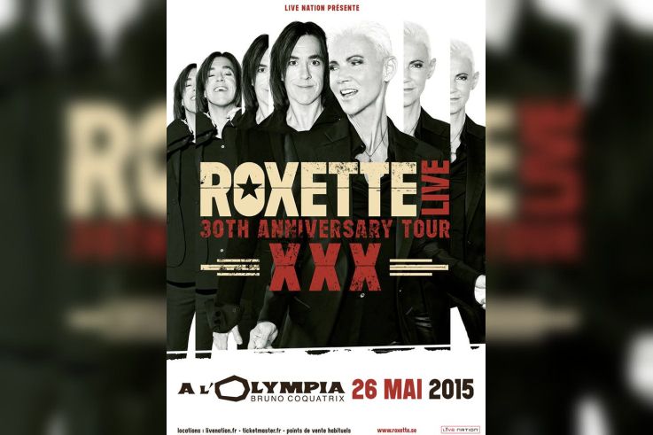 Roxette en concert à l’Olympia de Paris en 2015
