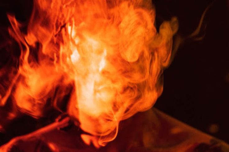 Tricky en concert au Bataclan de Paris en février 2015