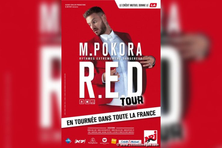 M. Pokora en concert à Paris Bercy en décembre 2015 