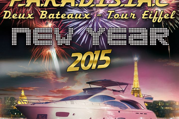 Réveillon du nouvel an 2015 sur les bateaux Tivano et Mistral 