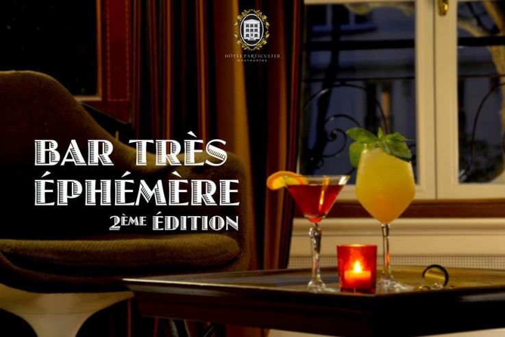 Le Bar Très Ephémère fait son retour à l’Hôtel Particulier Montmartre