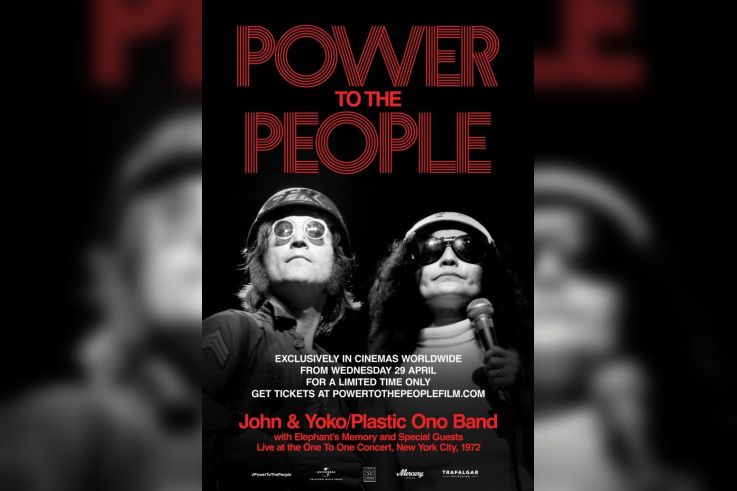 John Lennon et Yoko Ono : le film de leur concert « Power To The People » diffusé au cinéma