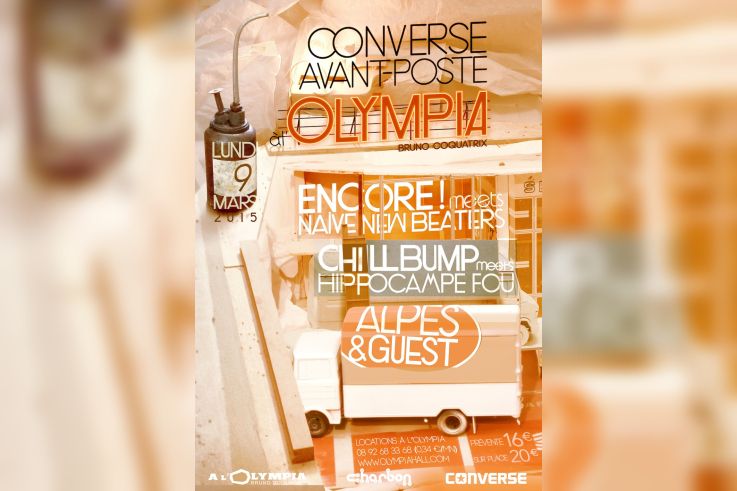 Converse Avant-Poste à l’Olympia de Paris 