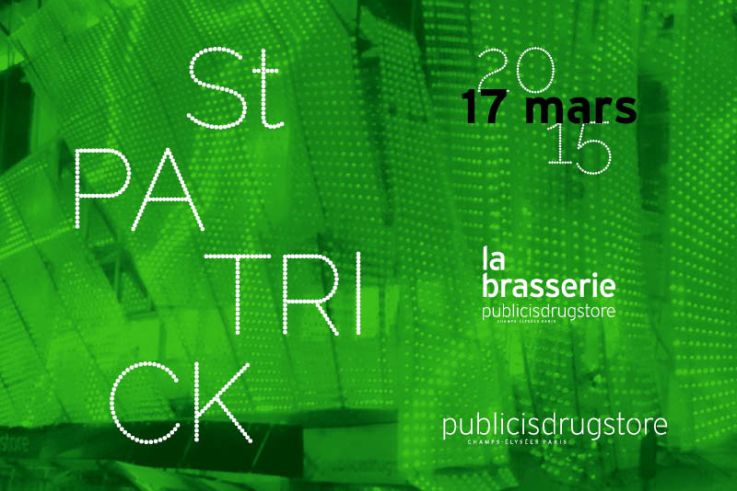 Saint Patrick 2015 au Publicis Drugstore