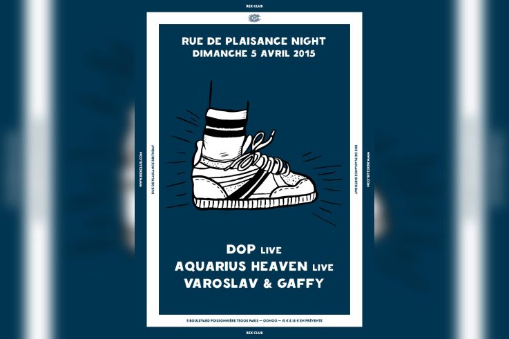 Rue de Plaisance Night au Rex Club avec dOP