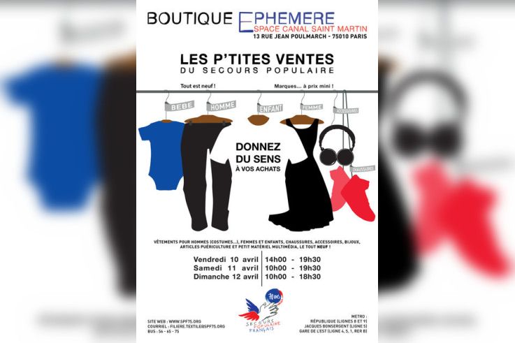 Les P’Tites Ventes du Secours Populaire 