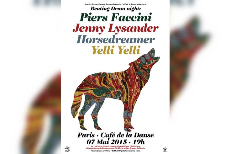 Piers Faccini, Jenny Lysander, Horsedreamer et Yelli Yelli en concert au Café de la Danse