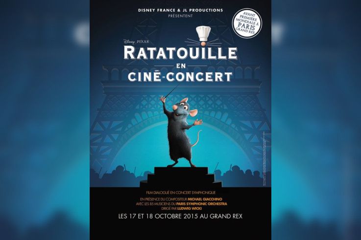 Ratatouille en ciné-concert au Grand Rex de Paris 