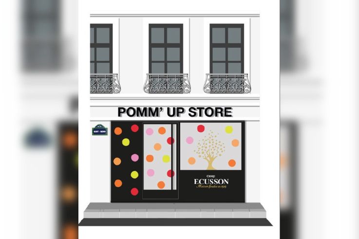 Le Pomm'Up Store by Ecusson s'installe à Paris