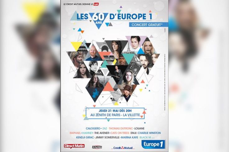 Les 60 ans d’Europe 1 au Zénith de Paris