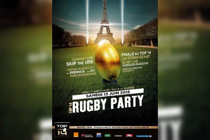 TOP 14 Rugby Party au Champ de Mars à Paris