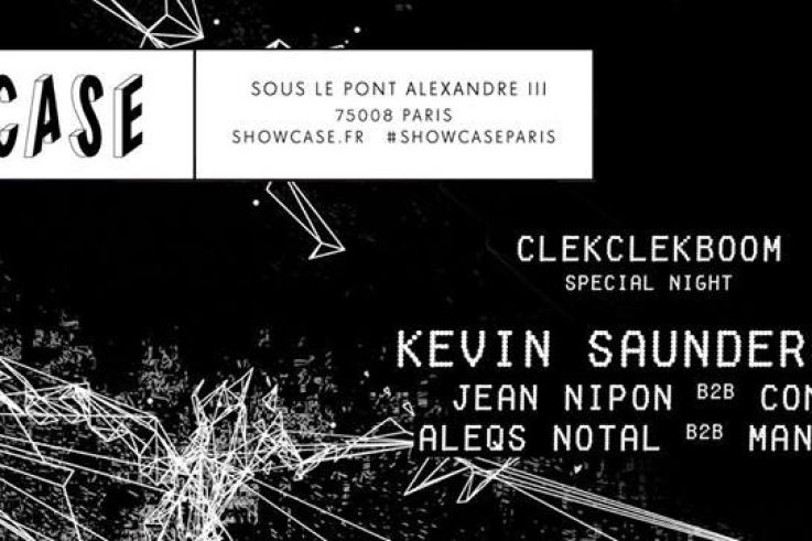 Clekclekboom Night au Showcase avec Kevin Saunderson
