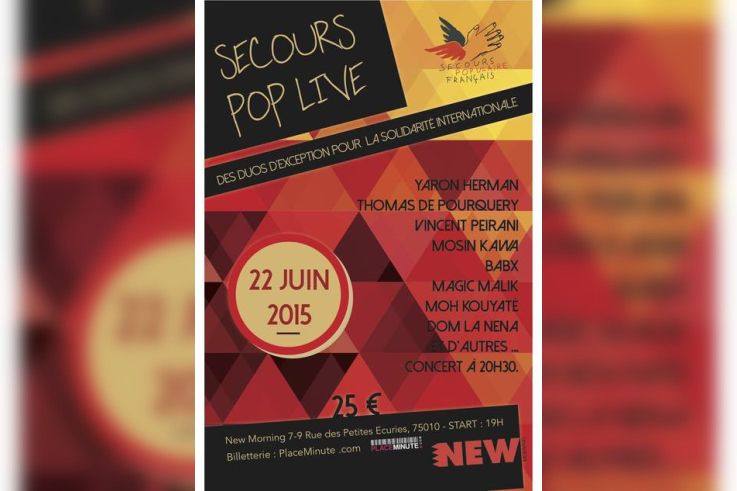 Secours Pop Live au New Morning
