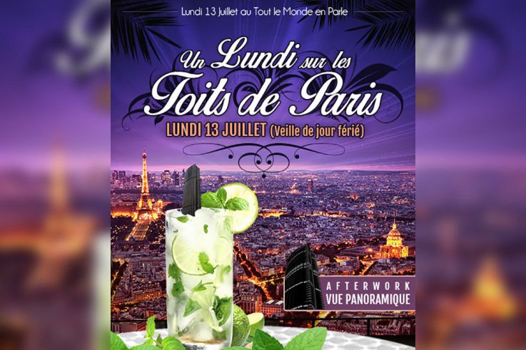 After Work sur les Toits de Paris au Tout Le Monde En Parle
