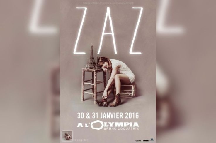 ZAZ en concerts à l’Olympia de Paris en 2016