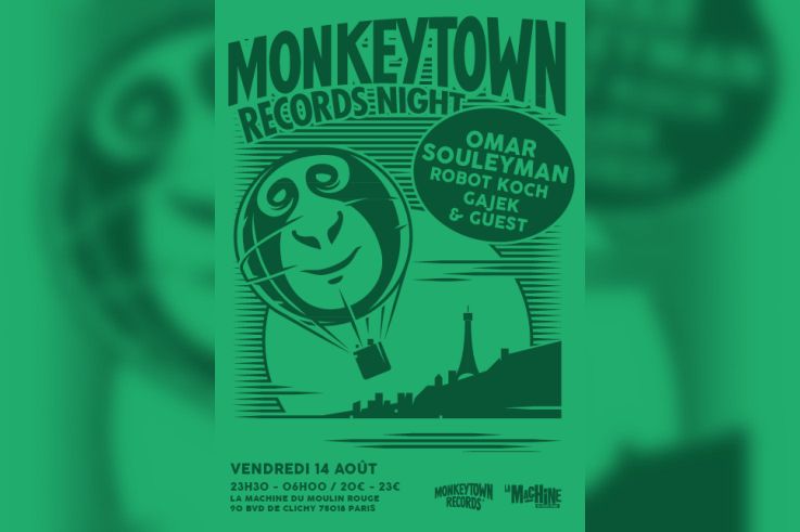 Monkeytown Records Night à la Machine avec Omar Souleyman