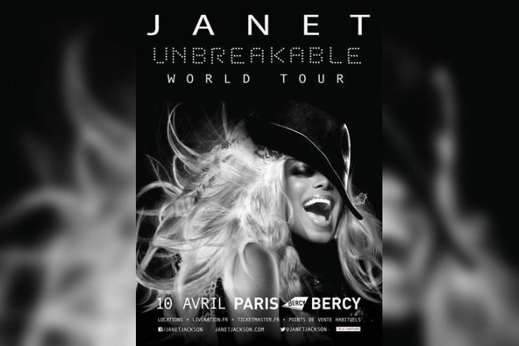 Janet Jackson en concert à Paris Bercy Arena en 2016