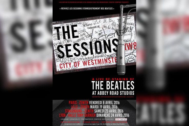 The Sessions - A live re-staging of The Beatles at Abbey Road au Zénith de Paris en 2016