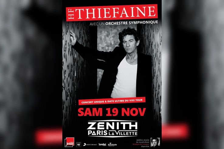 Hubert-Félix Thiefaine en concert au Zénith de Paris en 2016