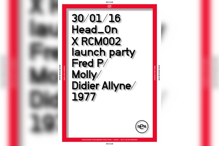 Head_On, spéciale RCM03 Release Party, au Rex Club