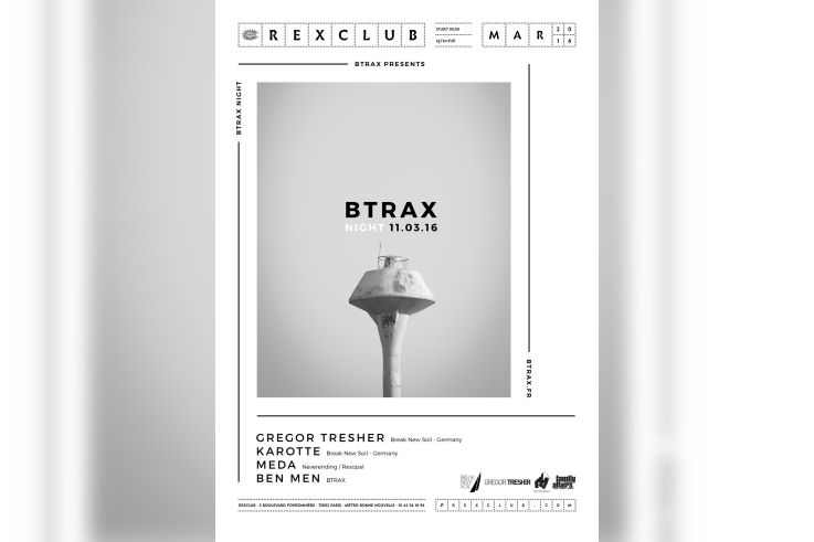 Btrax Night au Rex Club