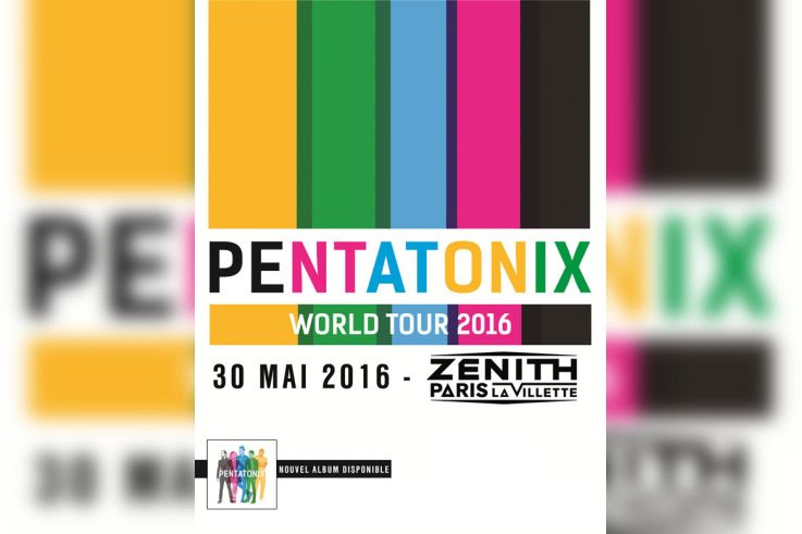 Pentatonix en concert au Zénith de Paris en mai 2016