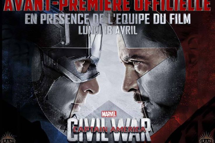 Captain America - Civil War en avant-première officielle au Grand Rex de Paris
