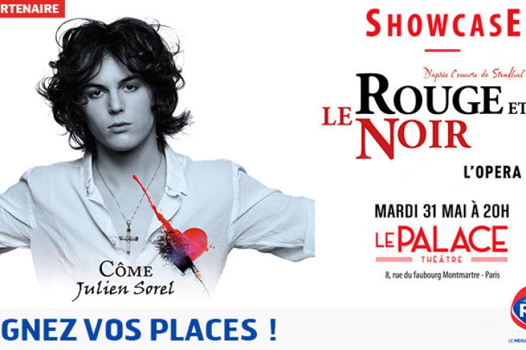 Showcase de la comédie musicale Le Rouge et le Noir au Palace