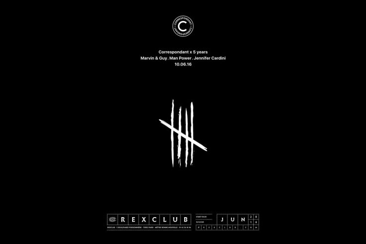 Correspondant 5 years au Rex Club avec Jennifer Cardini