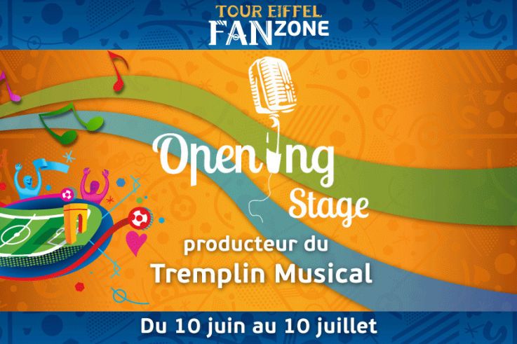 Euro 2016 : OpeningStage sous la Tour Eiffel
