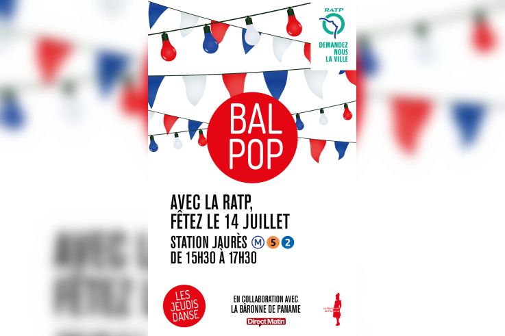 14 juillet 2016 : Bal Pop à la station Jaurès