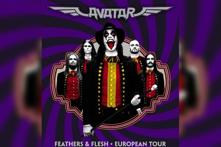 Avatar en concert au Trabendo de Paris en décembre 2016