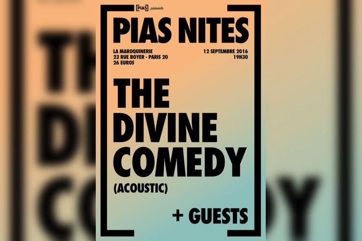 [PIAS] NITES : The Divine Comedy en concert à La Maroquinerie de Paris