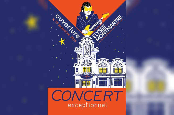 Réouverture de l'Elysée Montmartre le 15 septembre 2016 avec -M- en concert