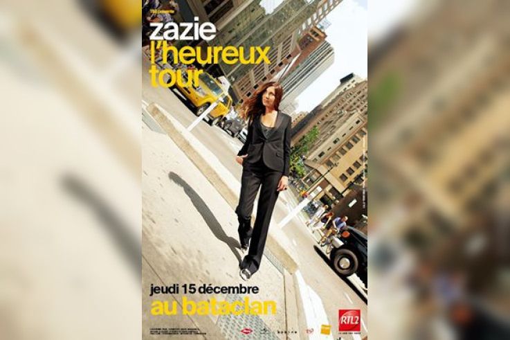 Zazie en concert au Bataclan de Paris en décembre 2016