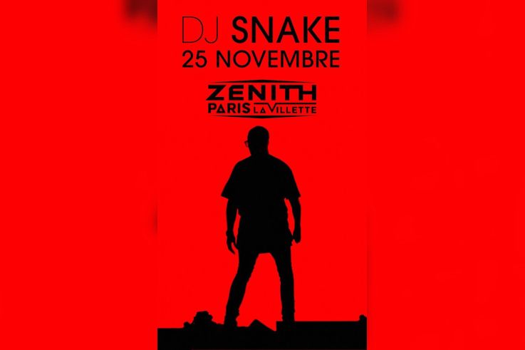DJ Snake en concert au Zénith de Paris en novembre 2016