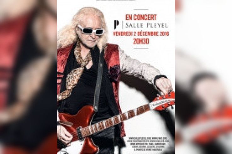 Michel Polnareff en concert à La Salle Pleyel de Paris en décembre 2016