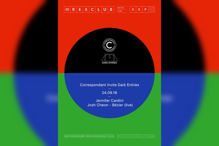 Correspondant invite Dark Entries au Rex Club