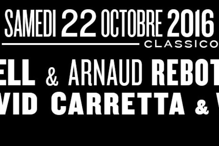 DJ Hell & Arnaud Rebotini (live) & David Carretta & Voiron au Club Nuits Fauves