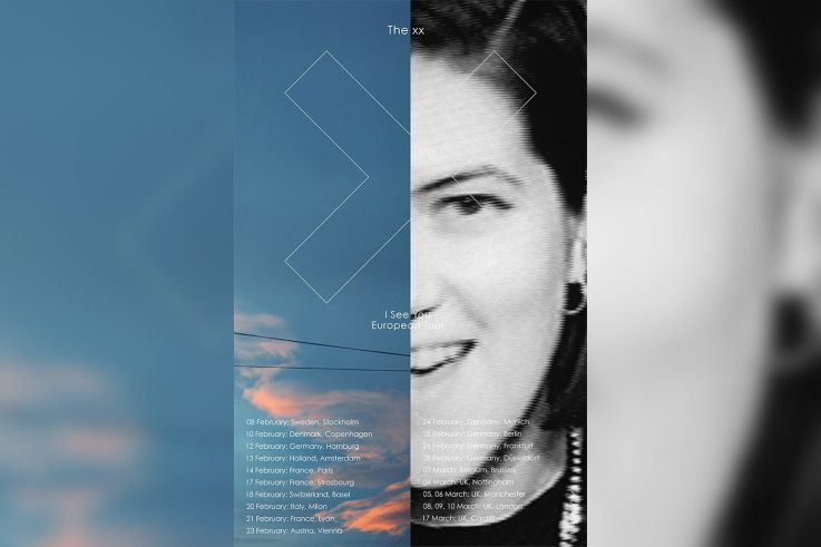 The XX en concert au Zénith de Paris en février 2017